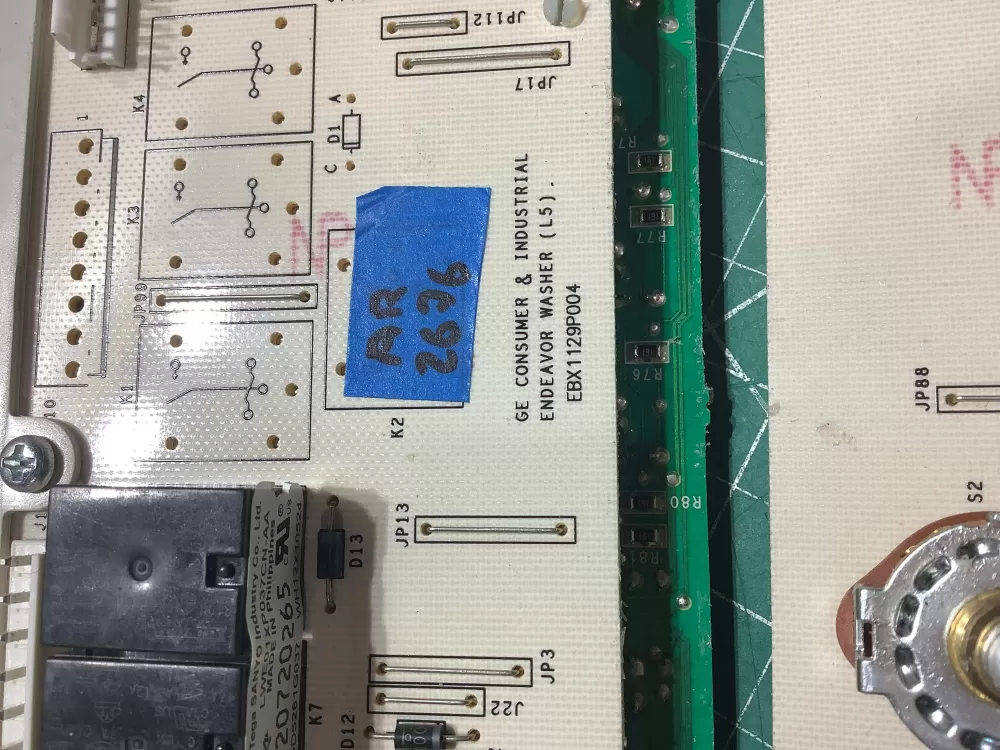 GE 175D5261G029 EBX1129P004 WH12X10475 Washer Control Board AZ186965 | AR2676