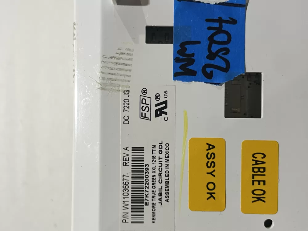 Kenmore W11036677 Refrigerator Control Board Interface AZ184245 | Wm2504