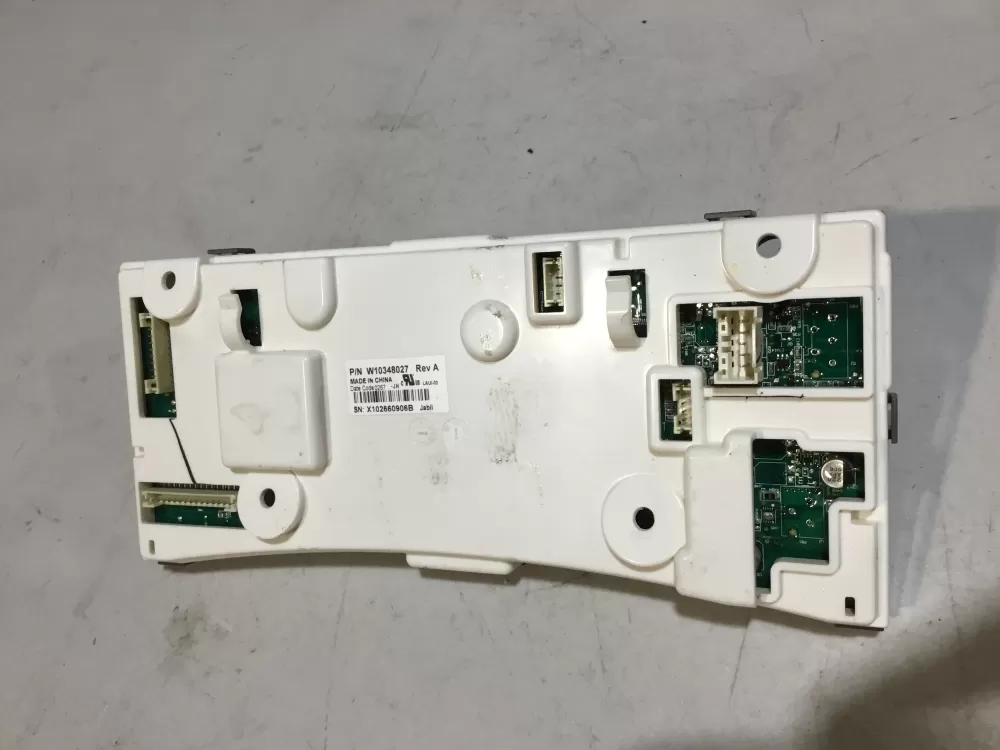 Whirlpool W10604637 Washer Control Board User Interface AZ49269 | NR1806
