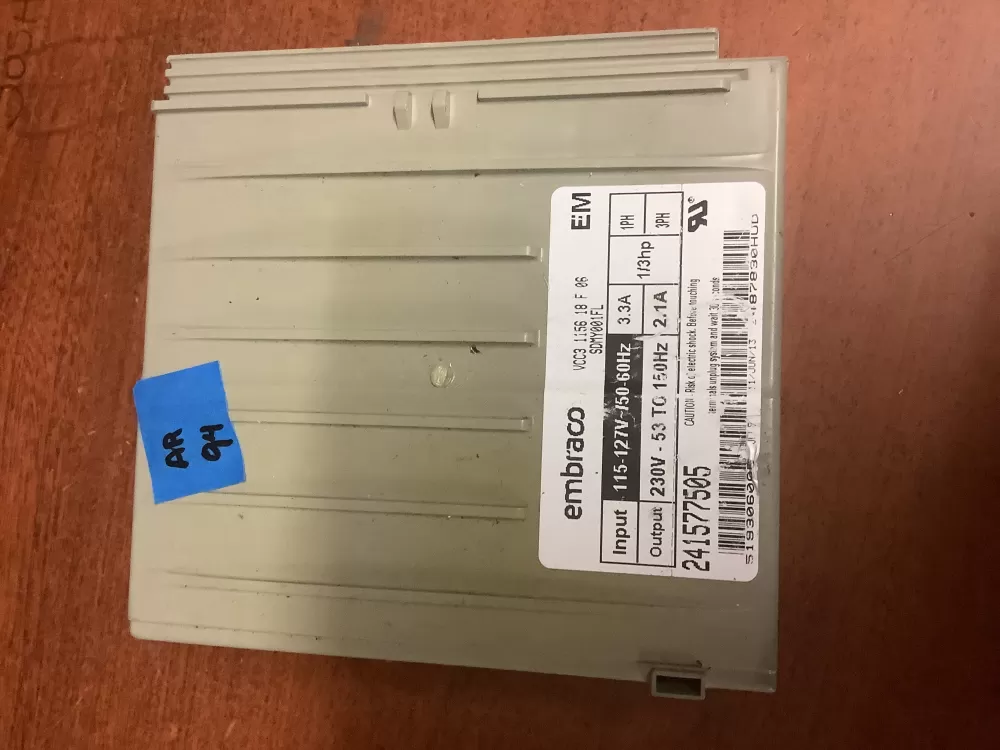 Refrigerator Inverter Board VCC3 1156 QA F 06 241577505 AZ197421 | AR94