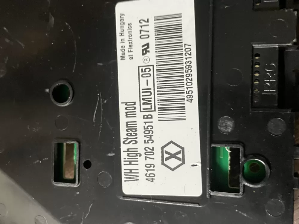 Whirlpool 4619 702 54951B Washer Control Board AZ50518 | Wmv459