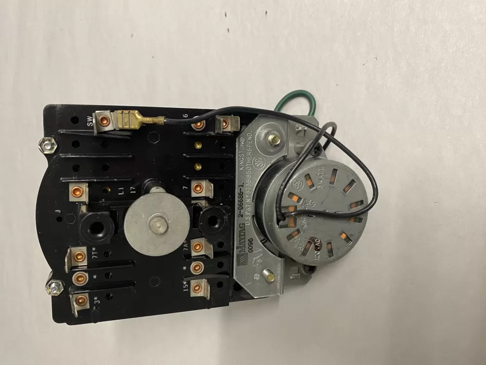 Whirlpool Maytag WP206686 AP6005727 2-06686-1 206686 12300002 2-6238 2-6686 206238 4430814 PS11738786 Washer Timer