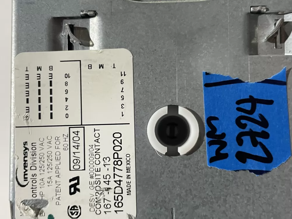 GE General Electric 165D4778P020 Dishwasher Timer AZ185841 | Wm2724