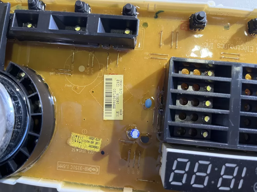 LG EBR62267120 EBR75639503  Washer Control Board AZ40768 | V407