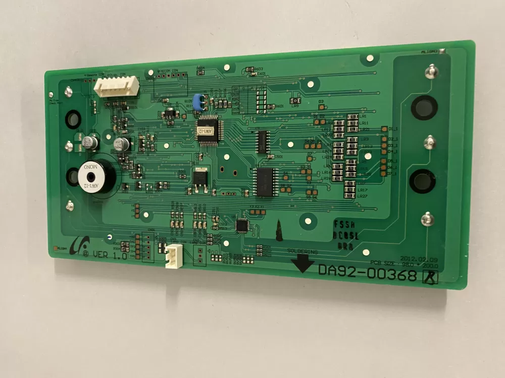 Samsung DA92-00368 B Refrigerator Dispenser UI Control Board AZ203207 | BK2314