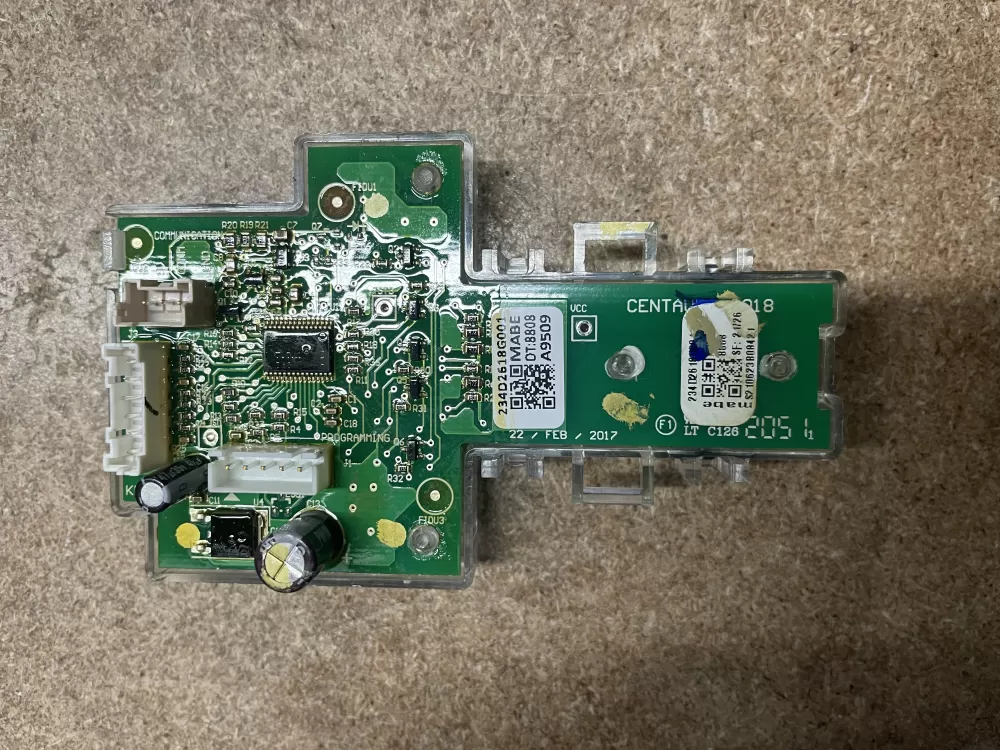 GE 234D2618G001 WE04X27284 Dryer Control Board AZ10896 | KM1617