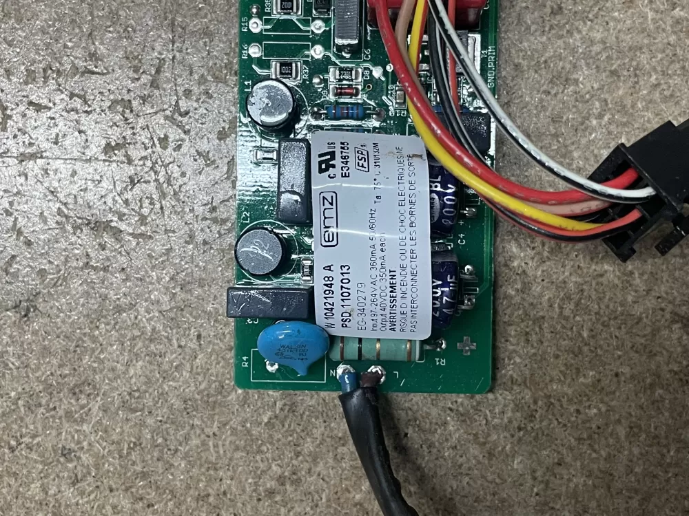 Whirlpool W10306786 Refrigerator LED Inverter Board Box AZ15246 | KM1602