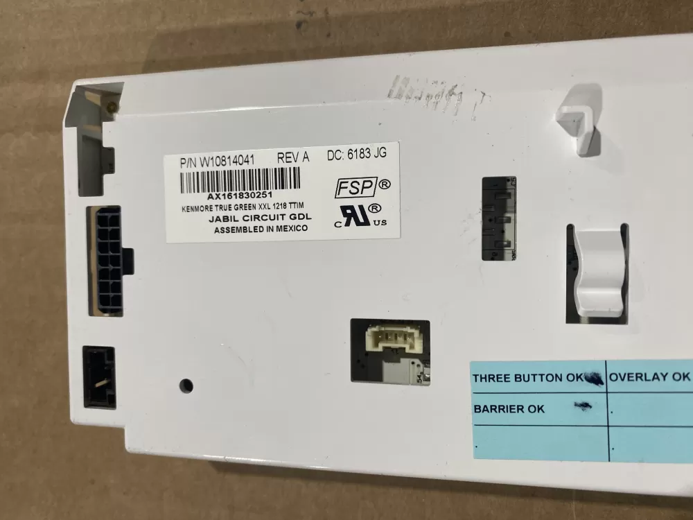 Kenmore W10814041 W10883346 Refrigerator Control Board AZ80263 | BK958