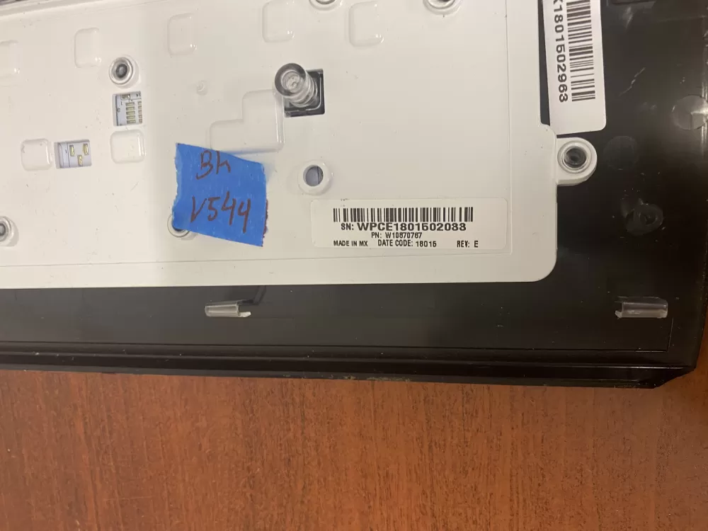 Whirlpool W10507937 Washer Control Board Console Interface AZ51760 | BKV544