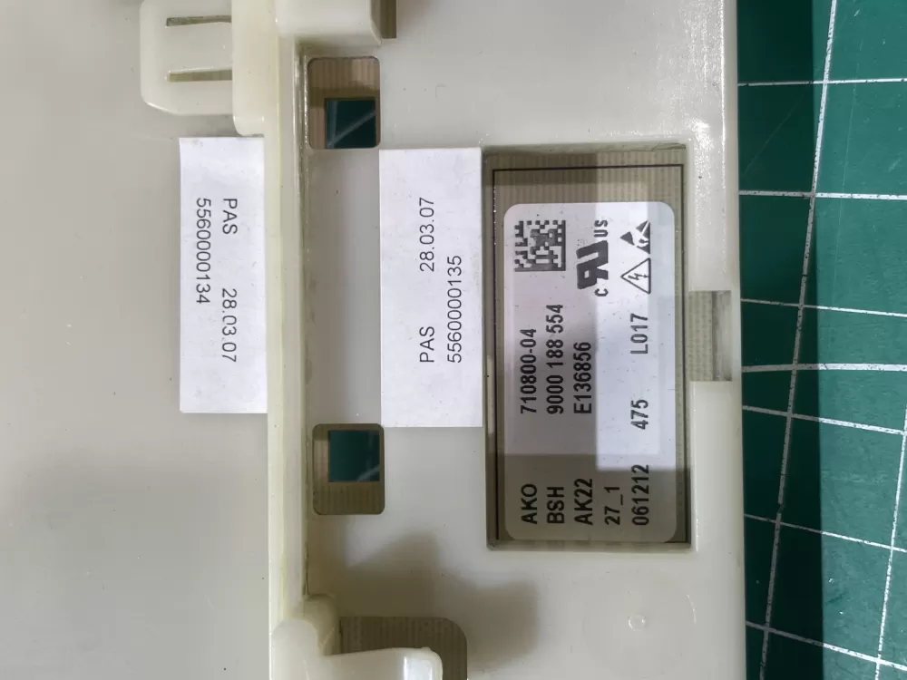 Bosch 9000188554 Dryer Control Board AZ192835 | Wmv881