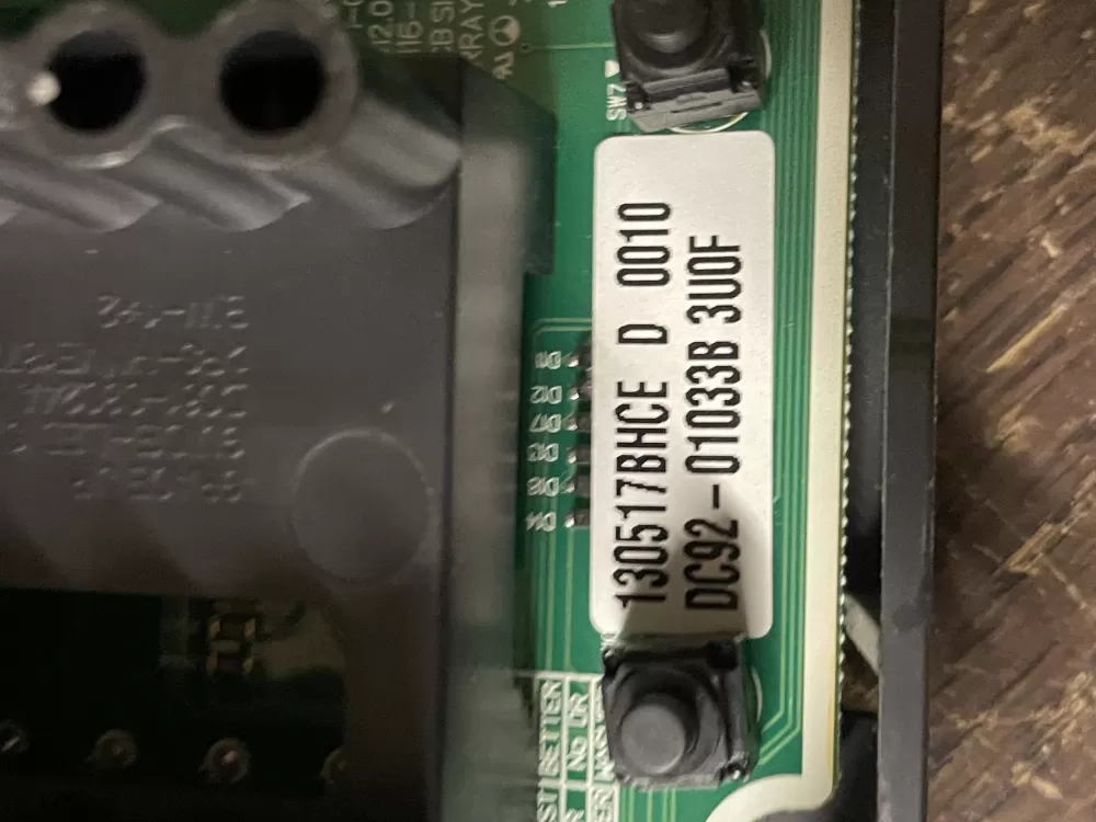 Samsung DC92 01033B Dryer Control Board AZ49250 | Wm1803