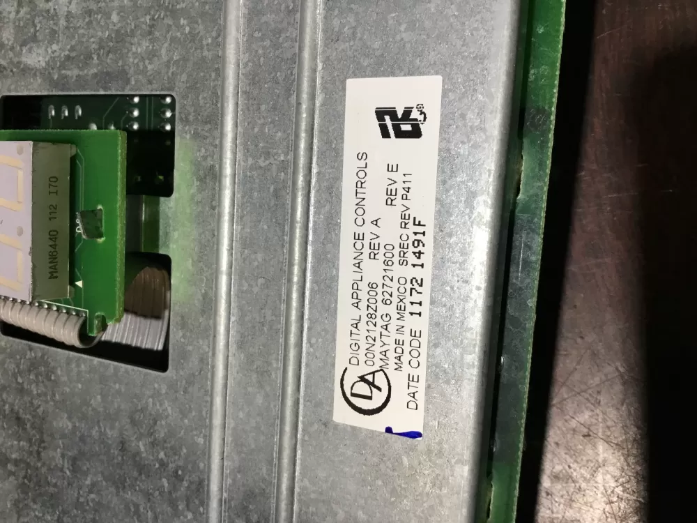 Maytag Whirlpool 00N2128Z006 62721600 Washer Control Board AZ70493 | NRV603