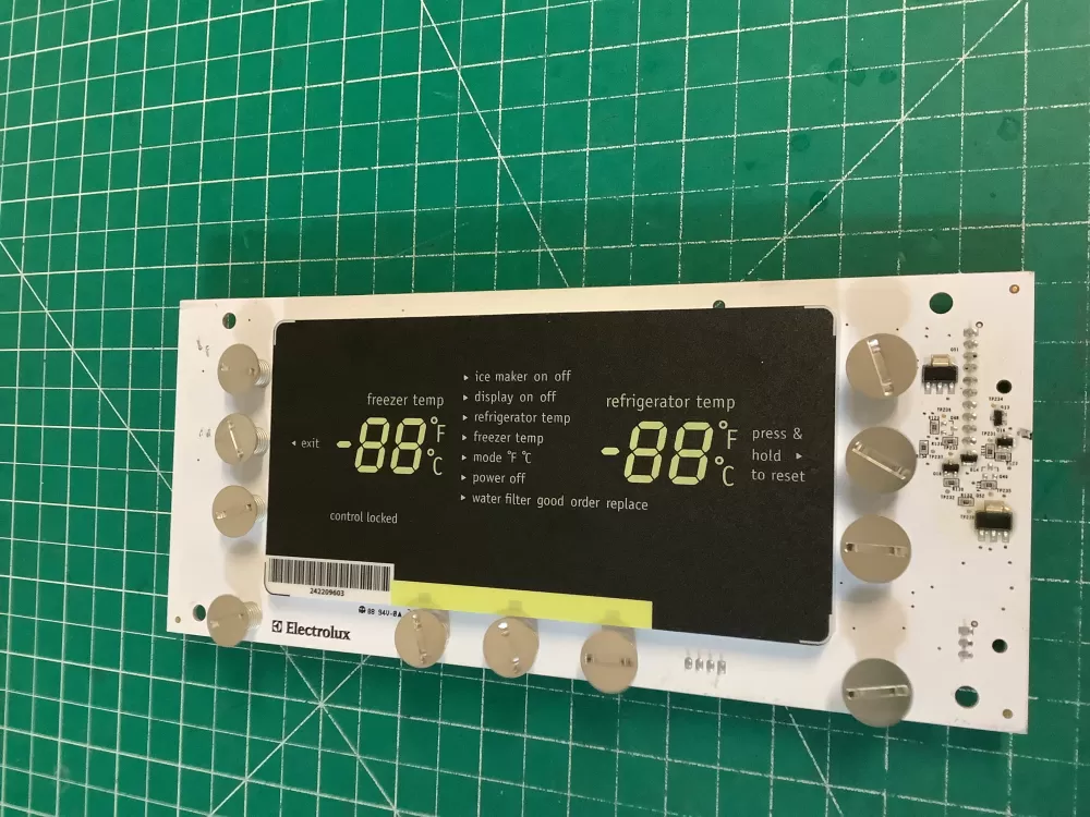 Electrolux Frigidaire 242209727 Refrigerator UI Display Control Board
