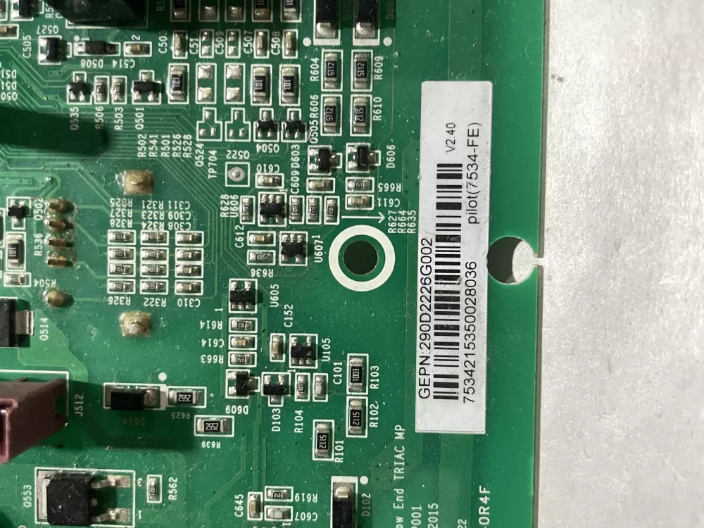 GE WH22X29556 WH18X25896 290D2226G002 Washer Control Board AZ184256 | Wm2518