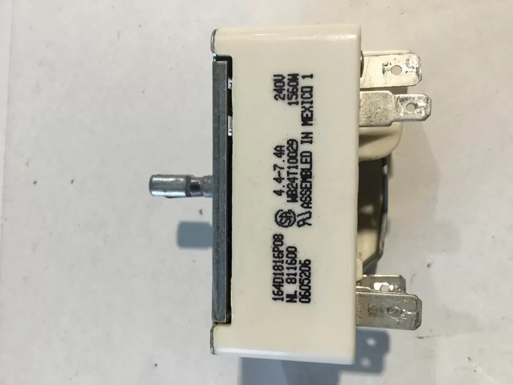 GE  Hotpoint  General Electric WB24T10025  164D1816P012  769692  AH236750  AP2024072  EAP236750  PD00001118  PS236750  WB24T10029  164D1816P008  769696  AH236754  AP2024076  EA236754  EAP236754  PD00008555  PS236754 Range Switch Infinite