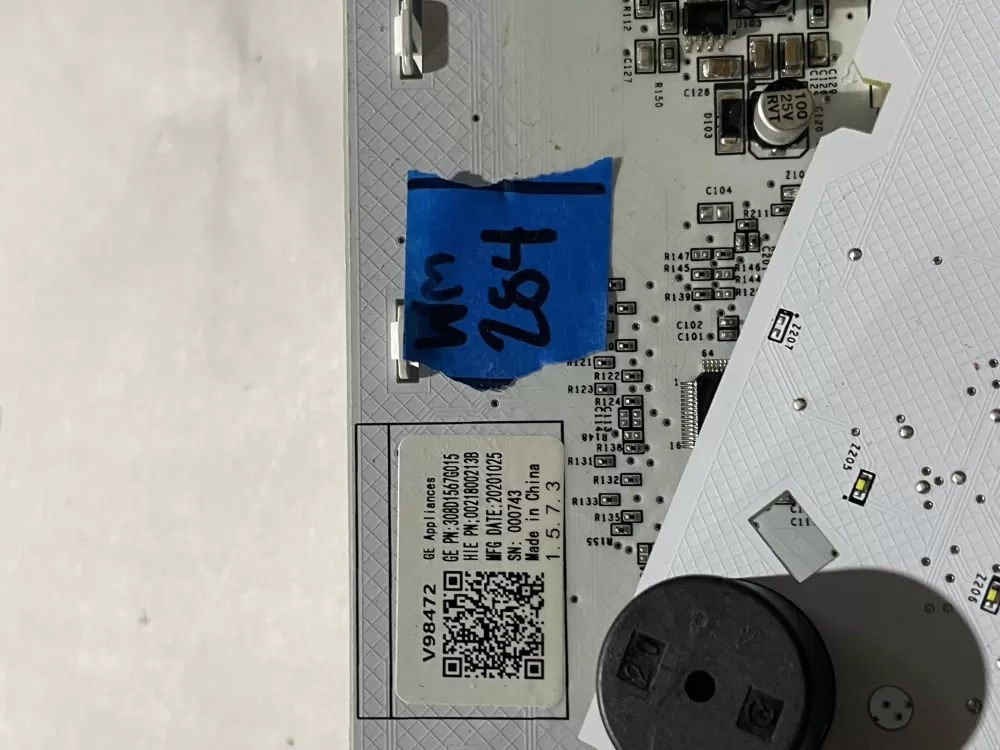 GE 308D1567G015 0021800213B Washer Control Board Panel AZ200629 | Wm284