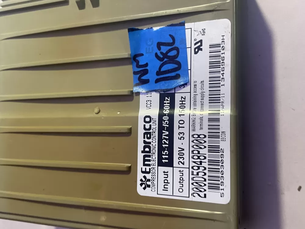 Refrgerator Inverter 200D5948P008 AZ195855 | Wm1082