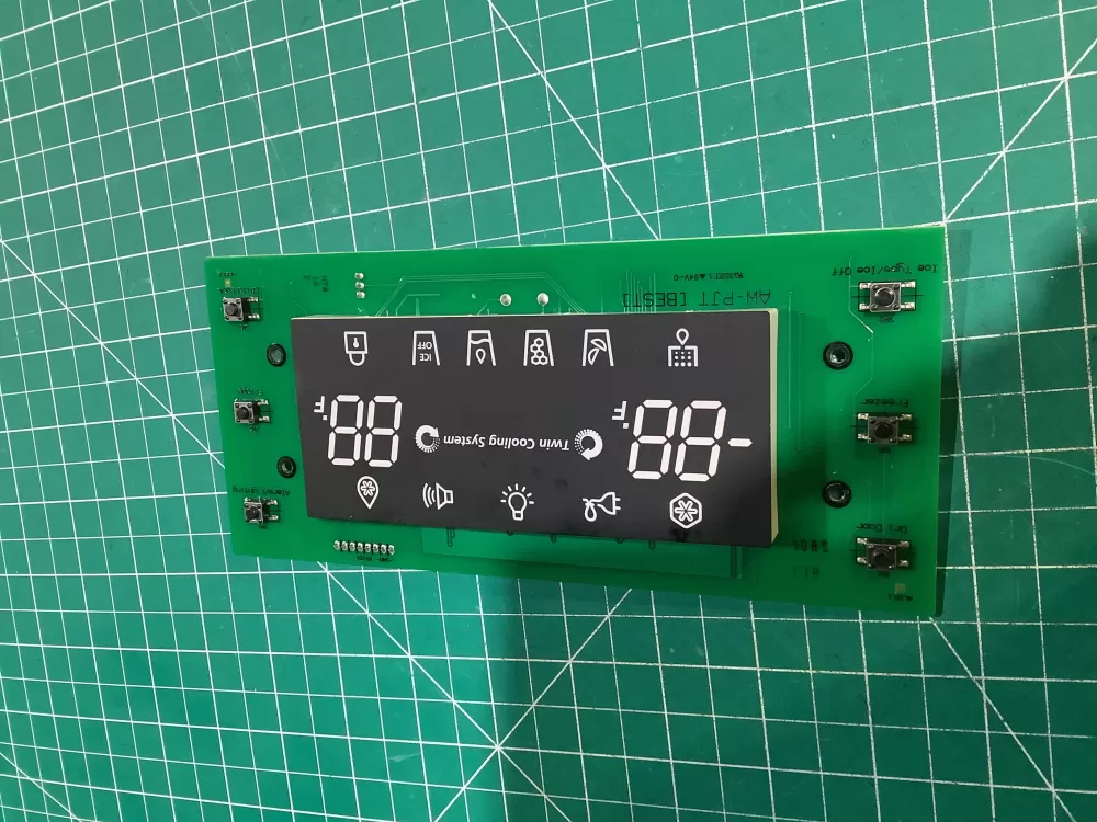 Samsung DA41-00463E Refrigerator Dispenser Display Control Pn: AZ148809 | NR2490