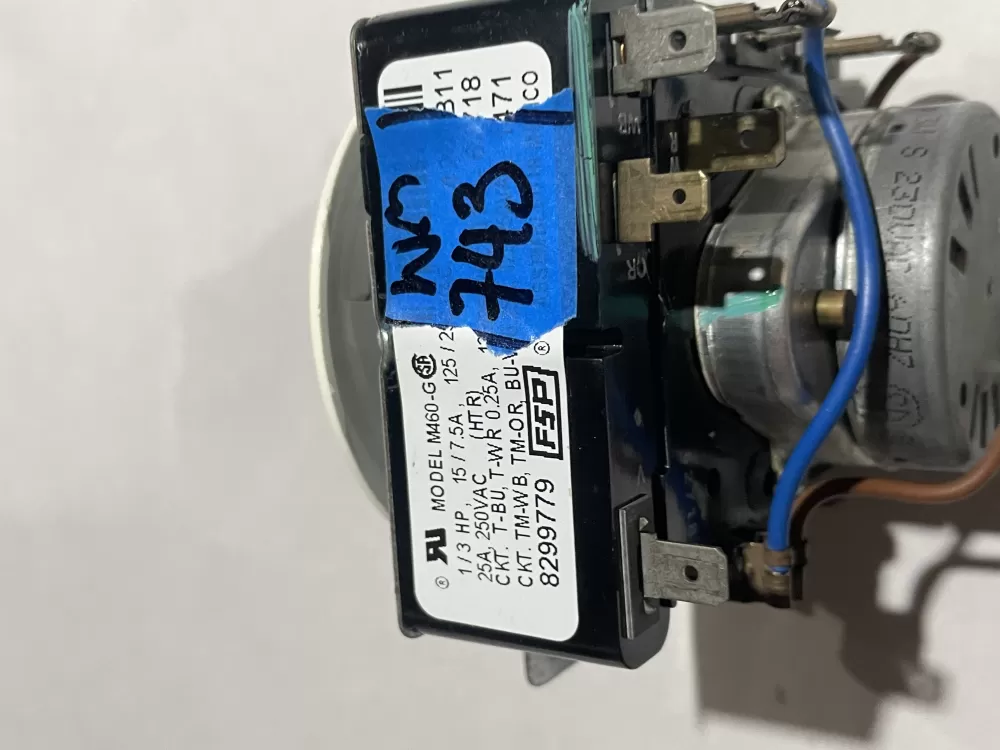 Whirlpool  Maytag  Kenmore  Amana AP6012587 8299779 8299779R WP8299779 PS11745797 Dryer Timer