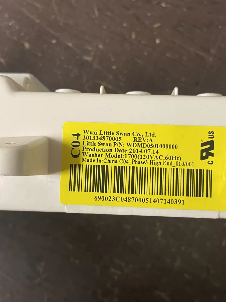 GE Washer WDMD0501000000 Control Board AZ42040 | Wmv417