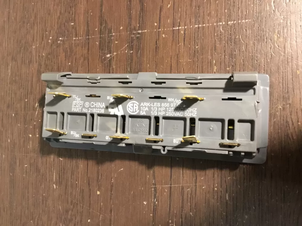 Whirlpool  Maytag  KitchenAid  Kenmore AP6005966 2180236 WP2180236 PS11739028 Refrigerator Control Board Dispenser Switch