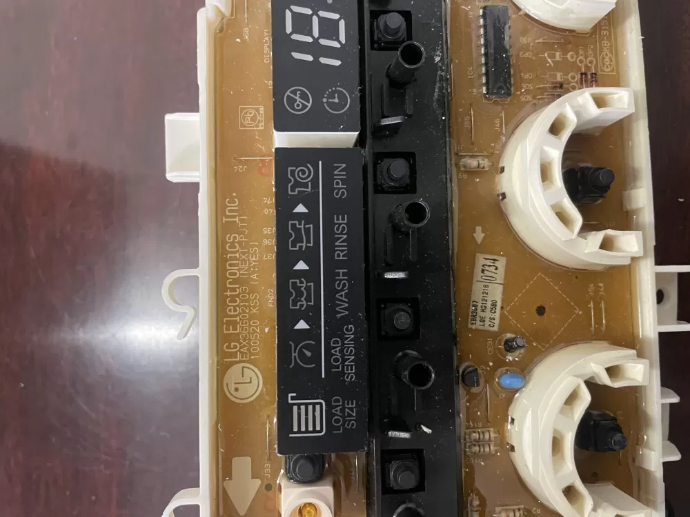 LG EBR36870734 Washer Display Control Board AZ32327 | KMV73