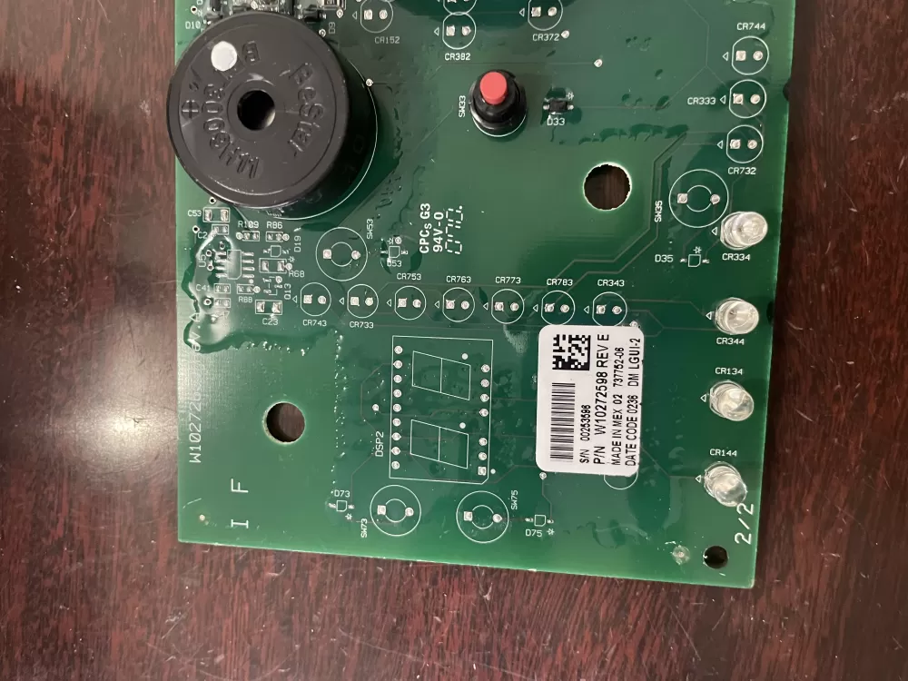 Whirlpool W10272598 Dryer Control Board AZ35955 | KM291