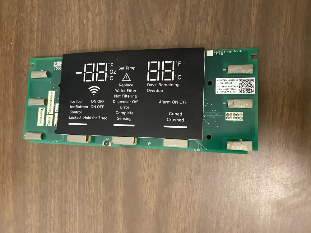 GE 200D5948P011 Refrigerator Display UI Control Board