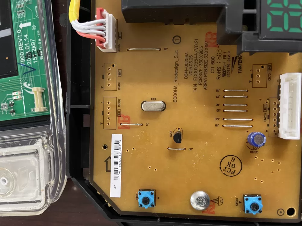 Samsung DC92 01802J DC9201802J Washer Control Board AZ76892 | KMV627