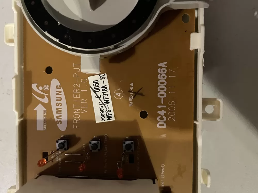 Samsung DC41-00066A Washer Control Board AZ33534 | Wm339