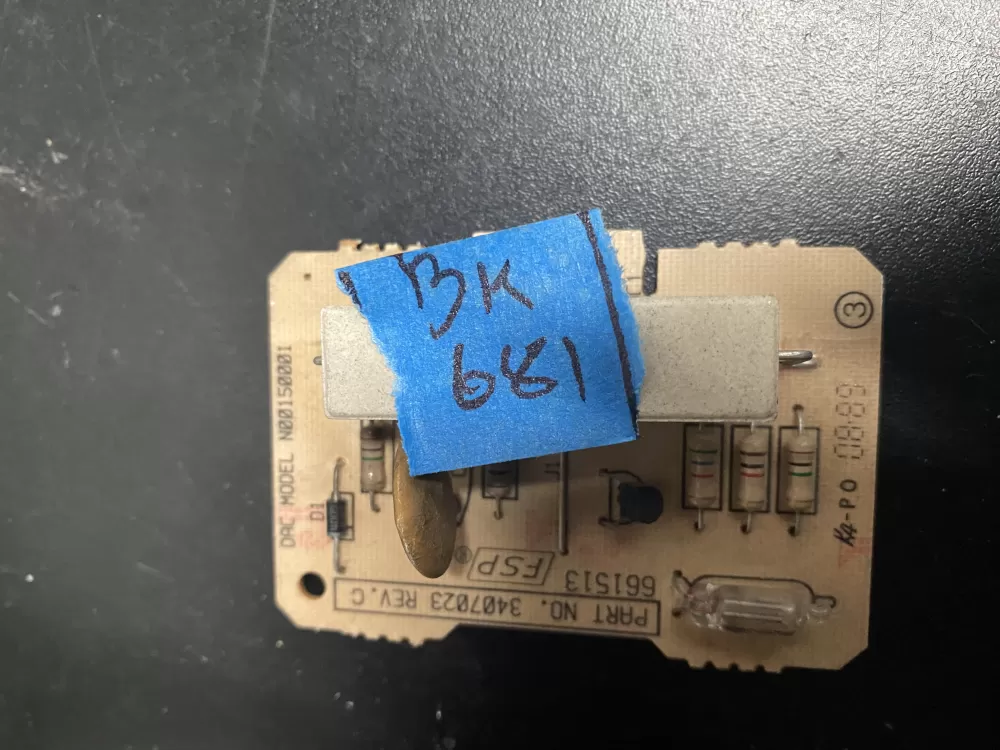 KitchenAid Kenmore 3407023 661513 Dryer Control Board AZ7050 | BK681