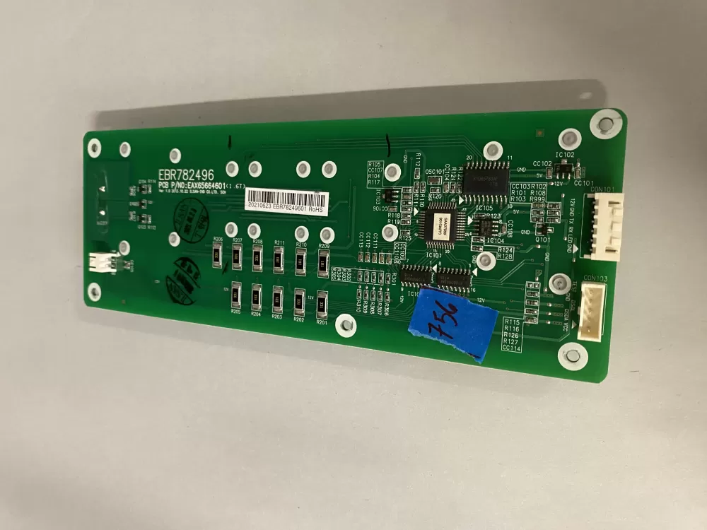 LG EBR78249601 Refrigerator Control Board AZ219244 | BK756