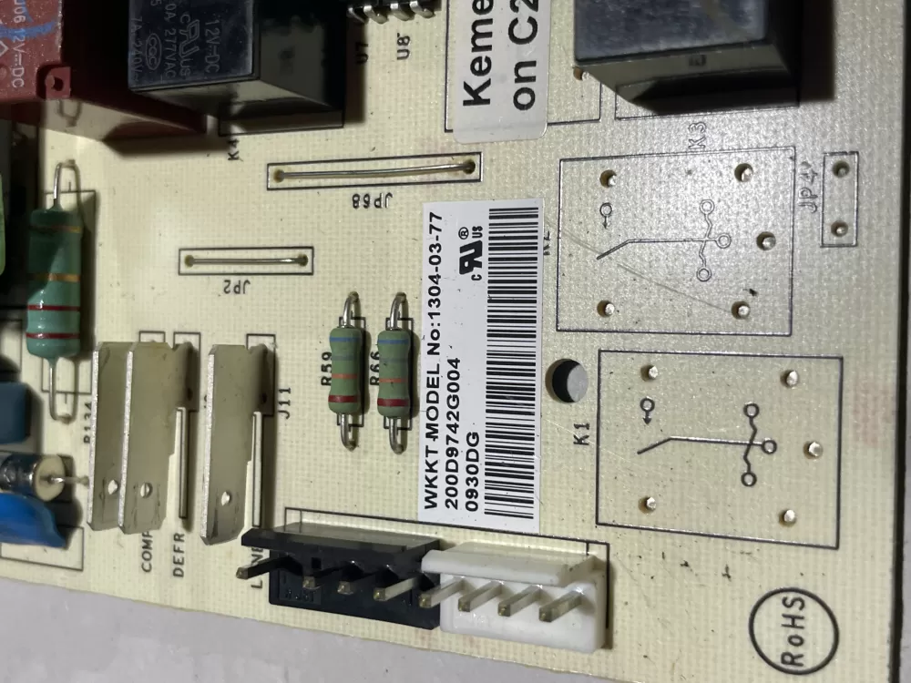 GE EBX1110P002 200D49742G004 WR55X10996 Fridge Control Board AZ145031 | Wm980