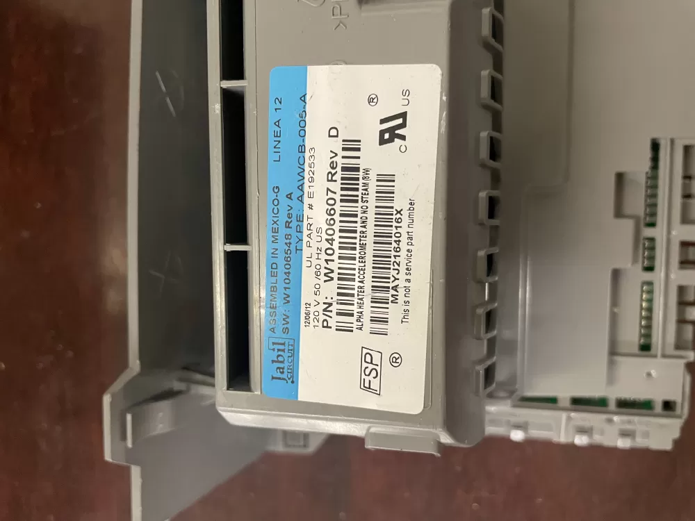 Whirlpool W10406607 Washer Control Board AZ36645 | KMV159