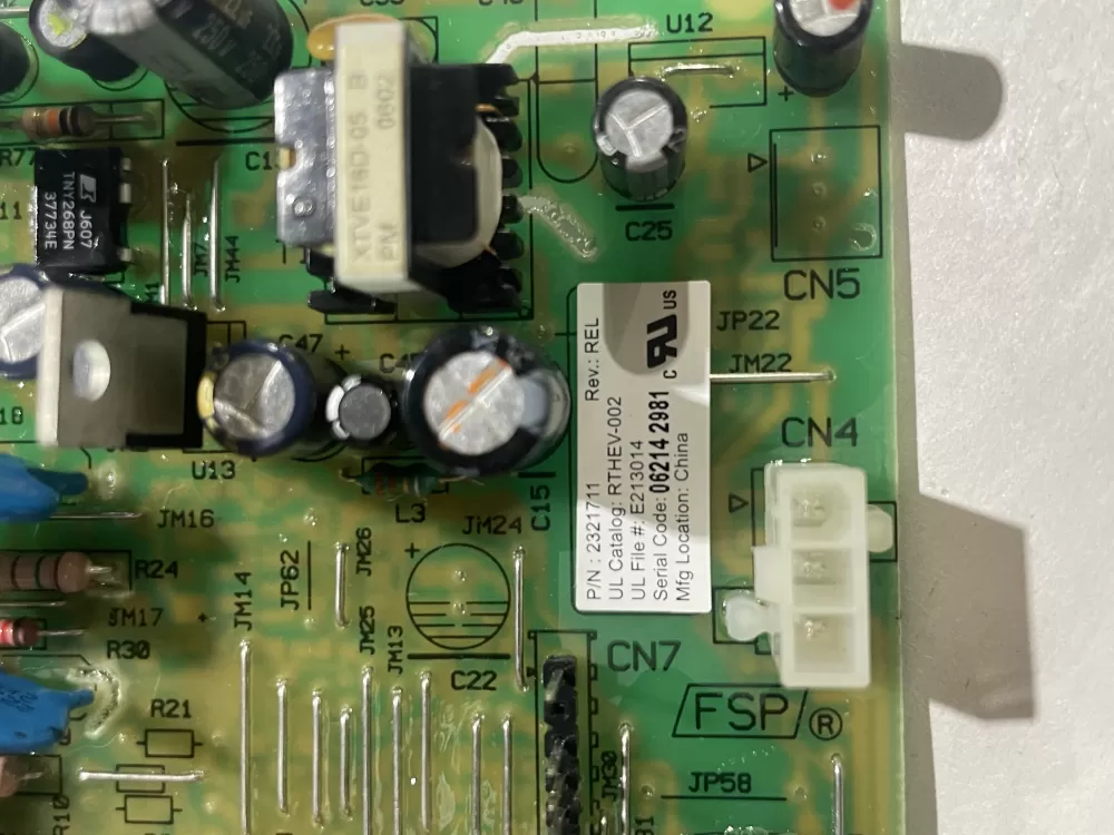 Whirlpool 2321711 RTHEV-002 6105031 Refrigerator Control AZ177092 | Wm487