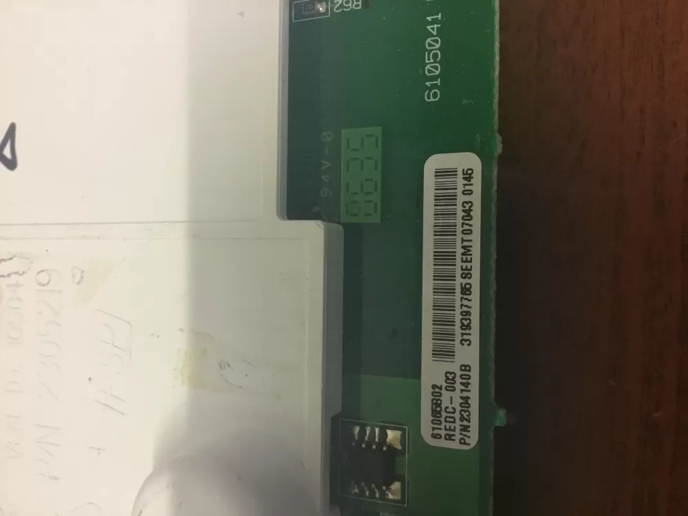 KitchenAid WP2321746 Refrigerator Display Control Board AZ28910 | NRV307