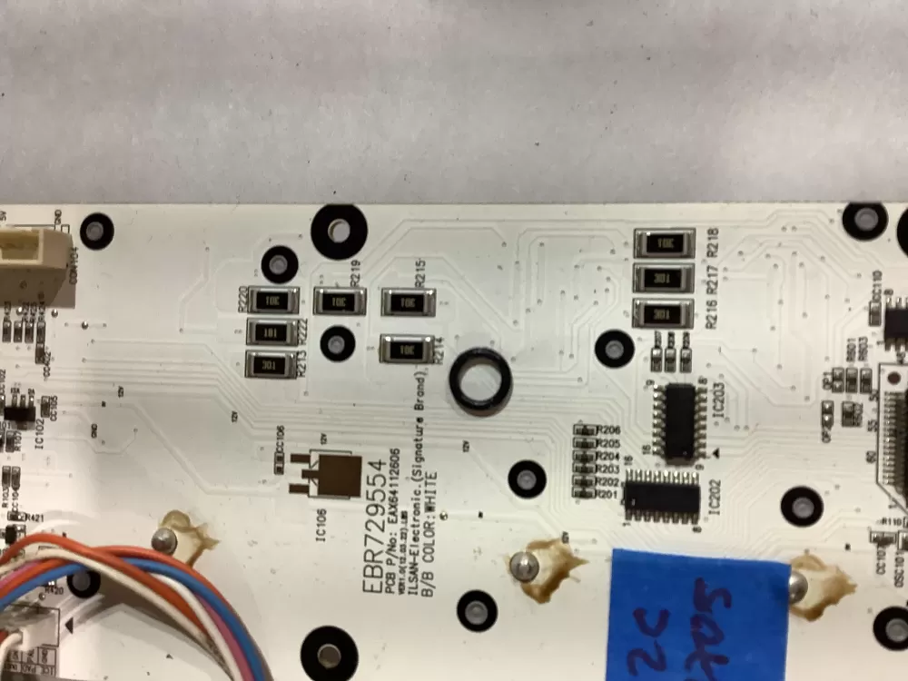 LG EBR72955422 EBR72955426 Refrigerator Control Board AZ183570 | ZC2705