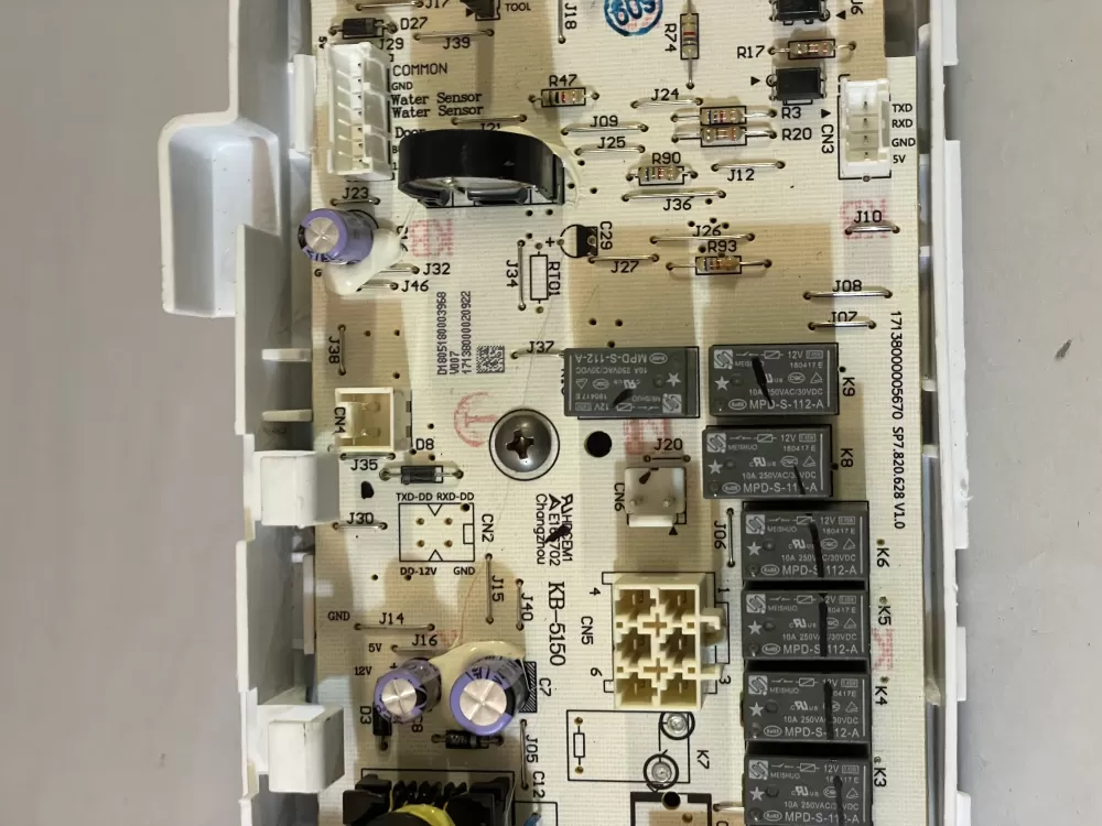 Midea Washer Control Board Part 17138000005670 17138000020922 AZ188969 | KMV231