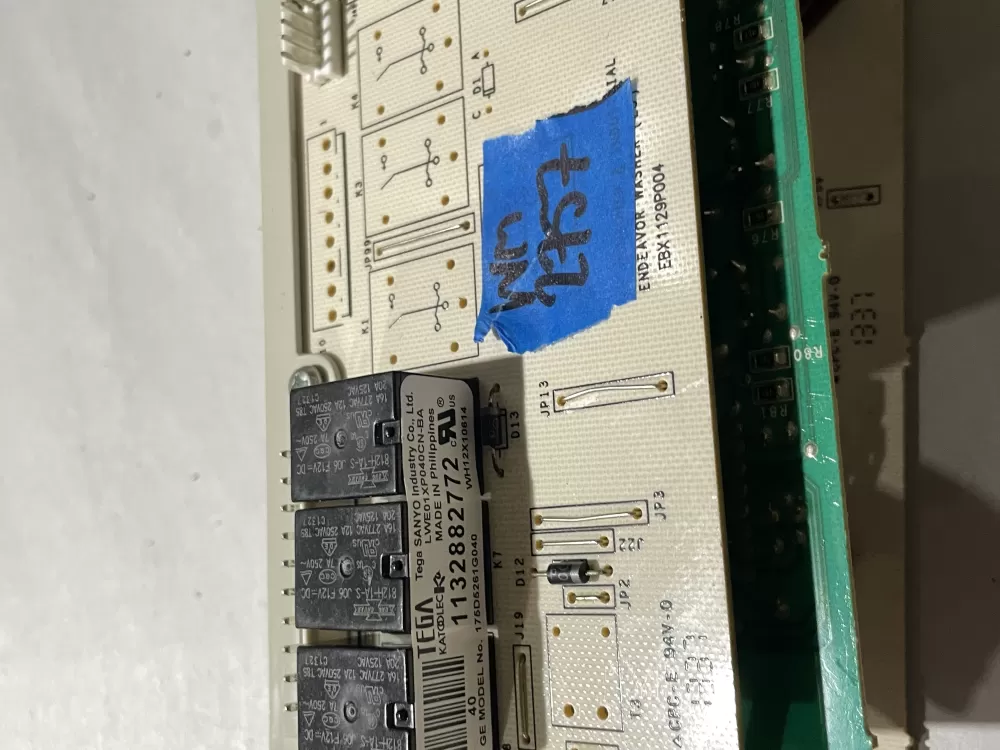GE 175D5261G040 EBX1129P004 WH12X10614 Washer Control Board AZ197921 | Wm2757