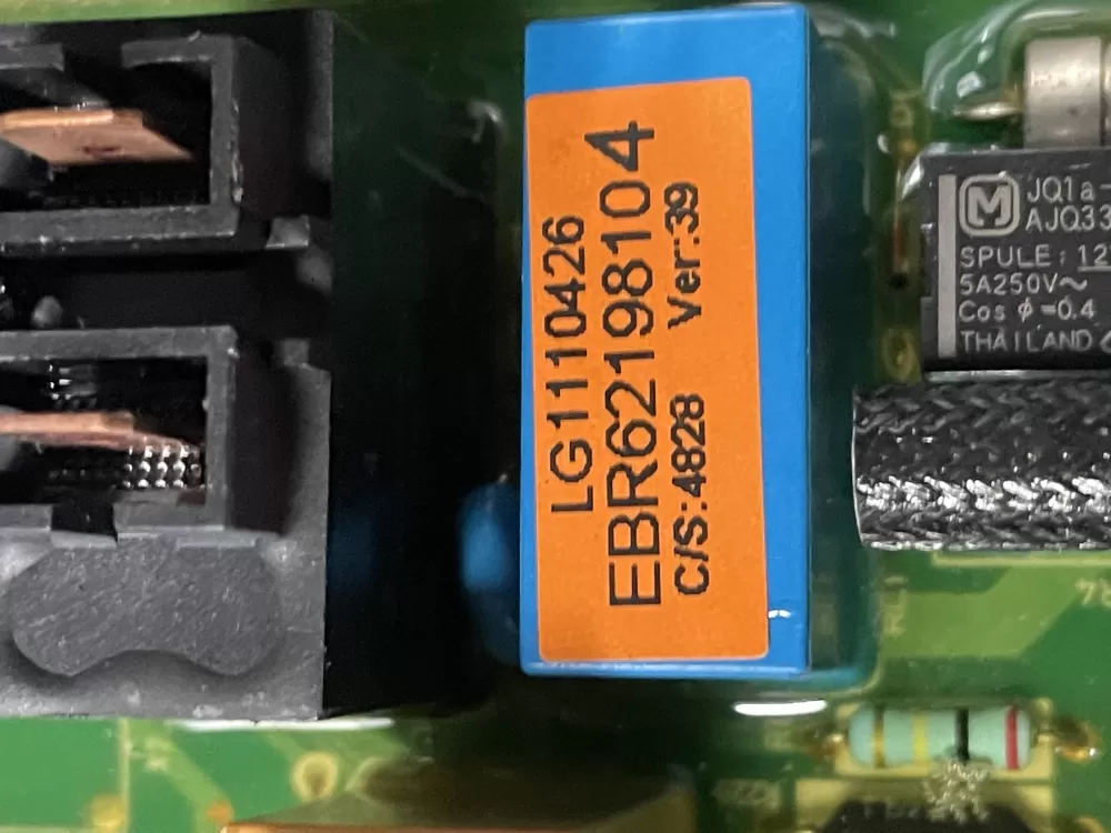 LG EBR62198104 EAX60933303 Washer Control Board AZ6357 | WMV16