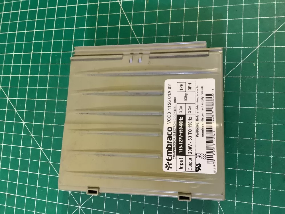 GE 519301002   VCC3 1156 01A 02 Refrigerator Control Board - Part #