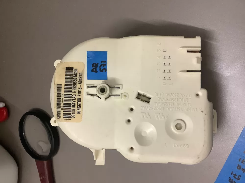 Maytag 6 3720660 Dryer Timer 6 3720660 AZ201903 | AR571