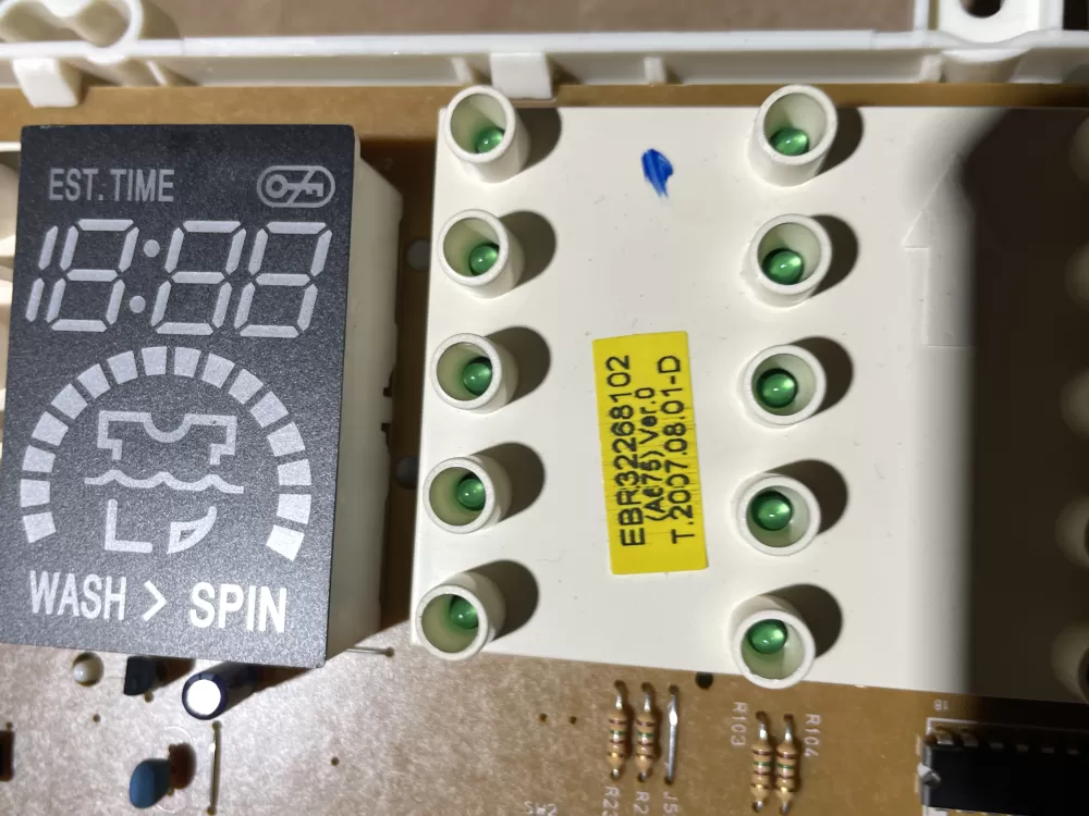 LG EAX32221201 EBR32268102 Washer Control Board AZ75122 | Wmv461