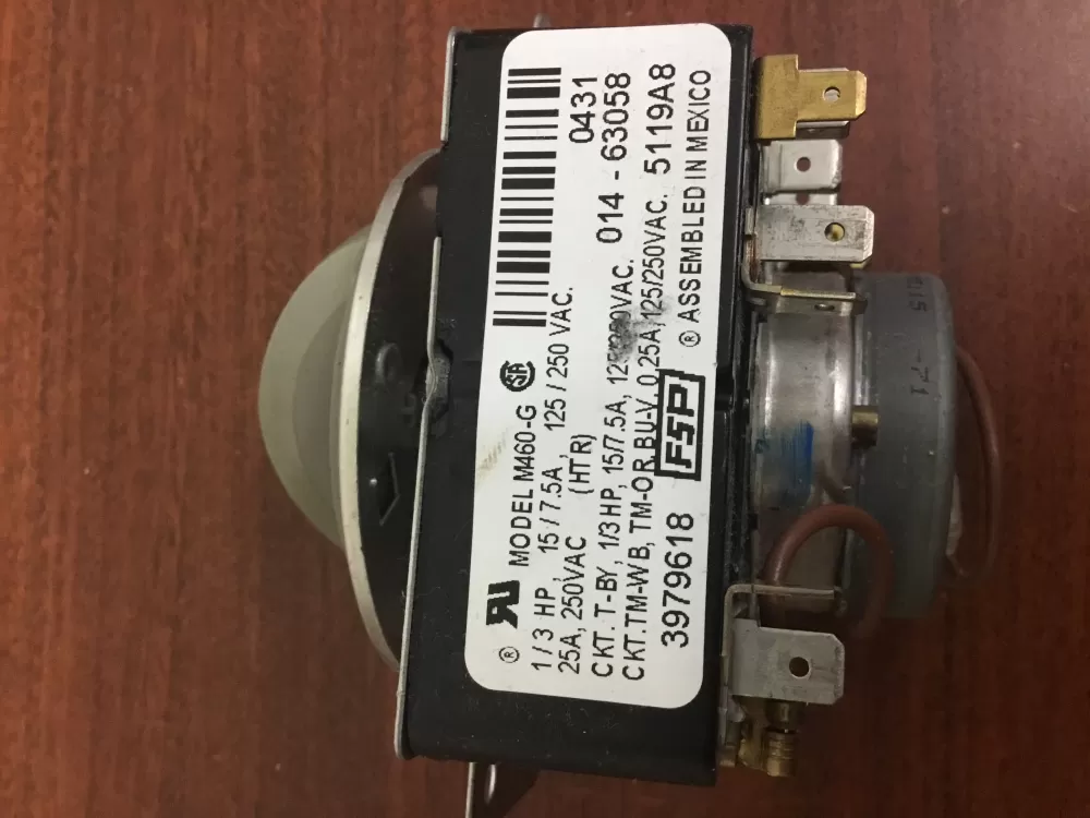 Whirlpool Amana Admiral AP6009056 3979618 3979618R Dryer Timer AZ30634 | NR880