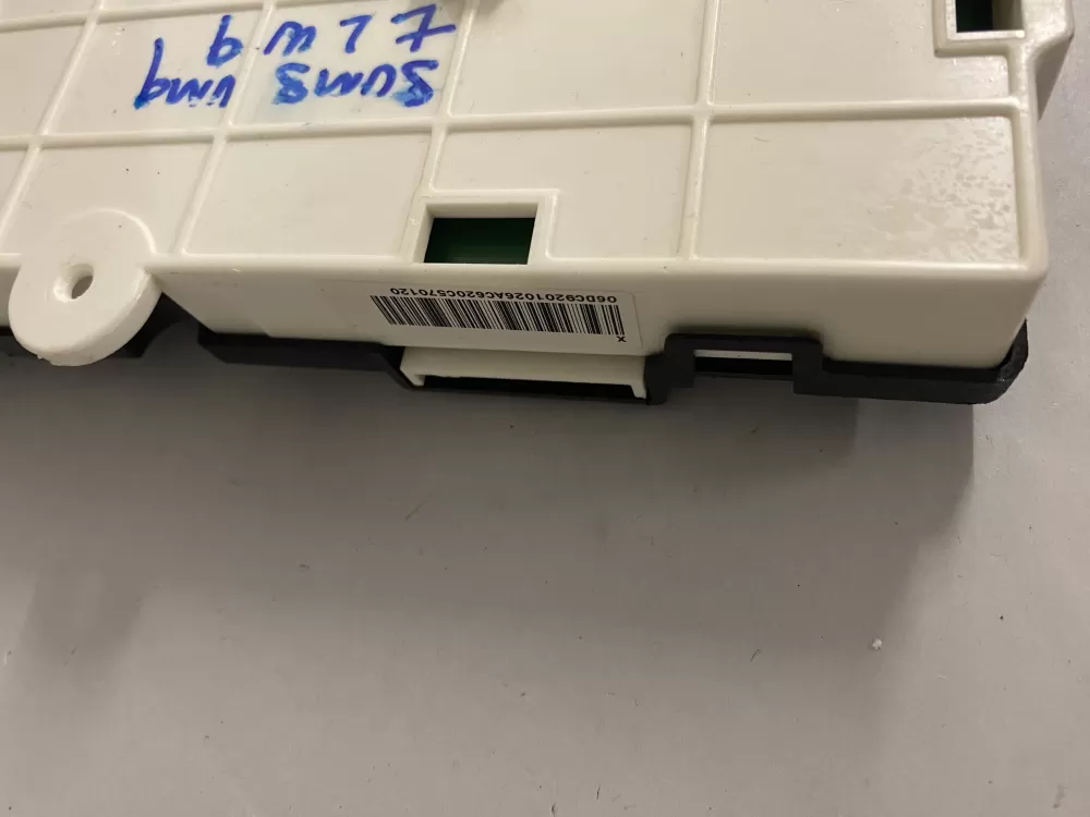 Samsung DC92 01026A DC9201026A Dryer Control Board AZ203997 | BK2184