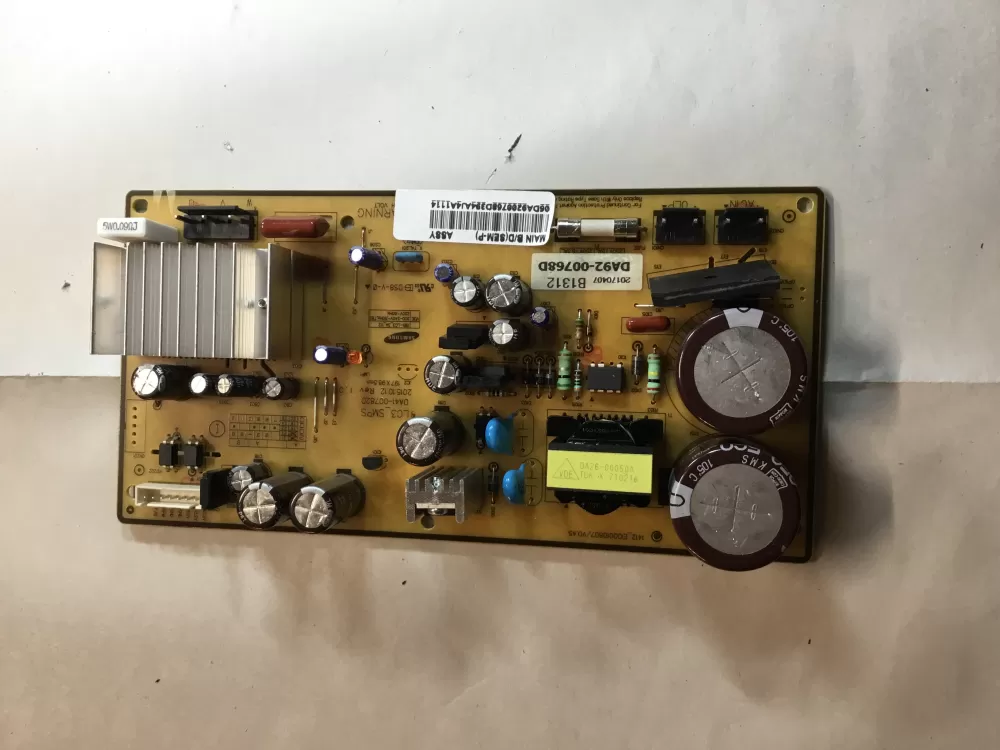 Samsung DA92-00768D Refrigerator Control Board Inverter