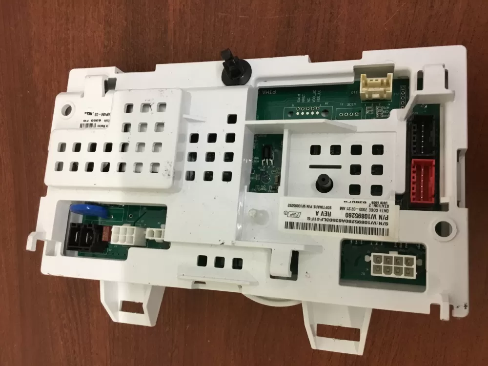 Whirlpool  KitchenAid  Roper  Estate W10862209 W10895260 W10915612 W10916450 W11116516 PS12347256 Washer Control Board