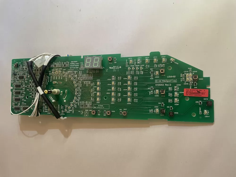 Whirlpool W10297399 W10211353 WPW10297399 Washer Control Board