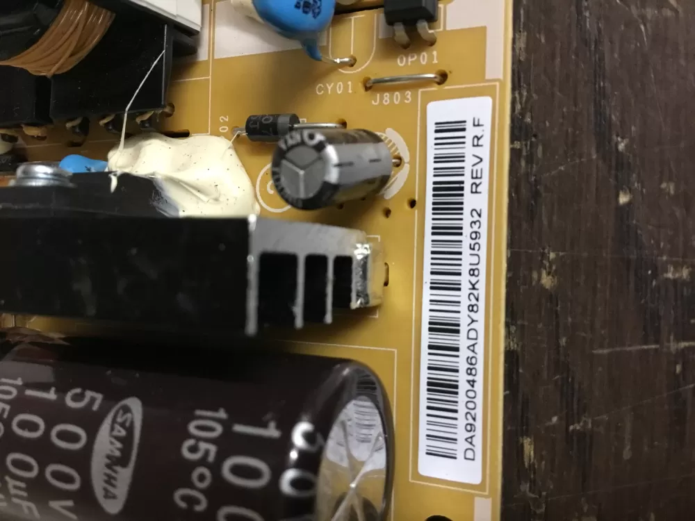 Samsung DA92 00486A Refrigerator Control Board AZ13585 | NR549