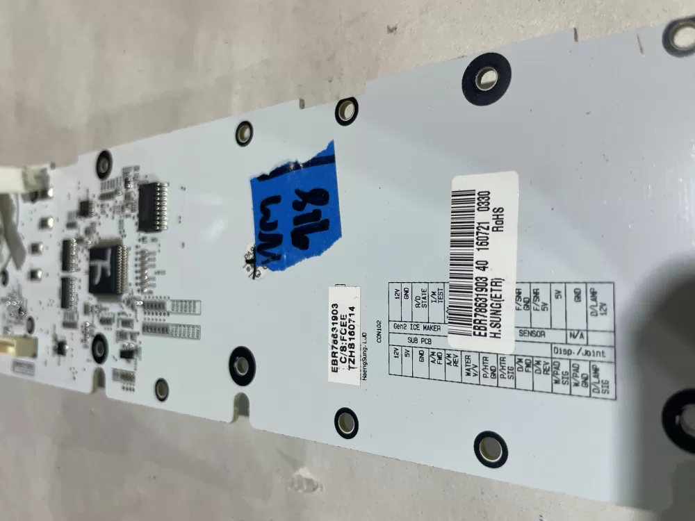 LG EBR78631903 Refrigerator Control Board Dispenser AZ152314 | Wm918